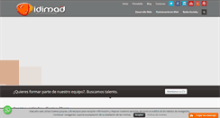 Desktop Screenshot of grupoidimad.com