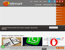 Tablet Screenshot of grupoidimad.com